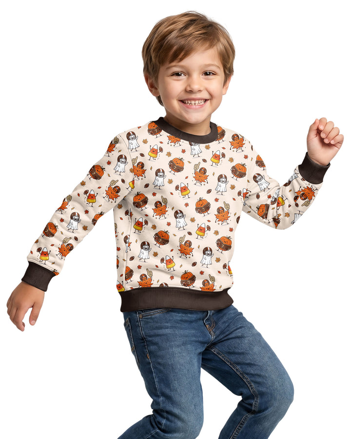 Sweatshirt mit Rundhalsausschnitt aus Bambusfaser