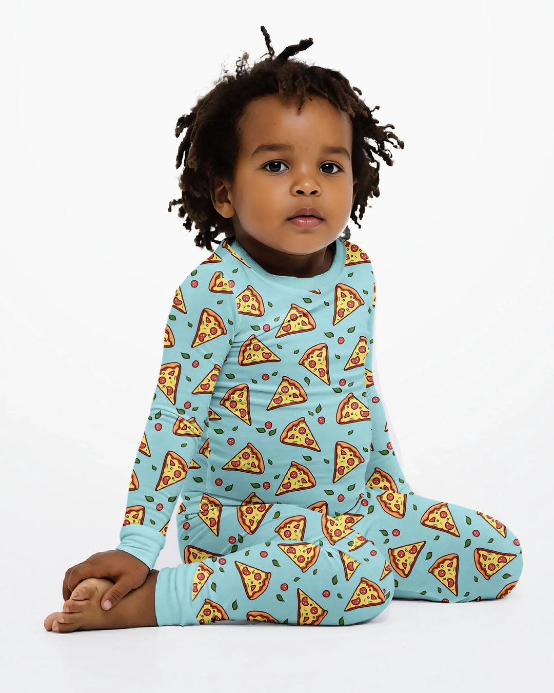 Pizza Doodle Bamboo Two Piece Pajama Set