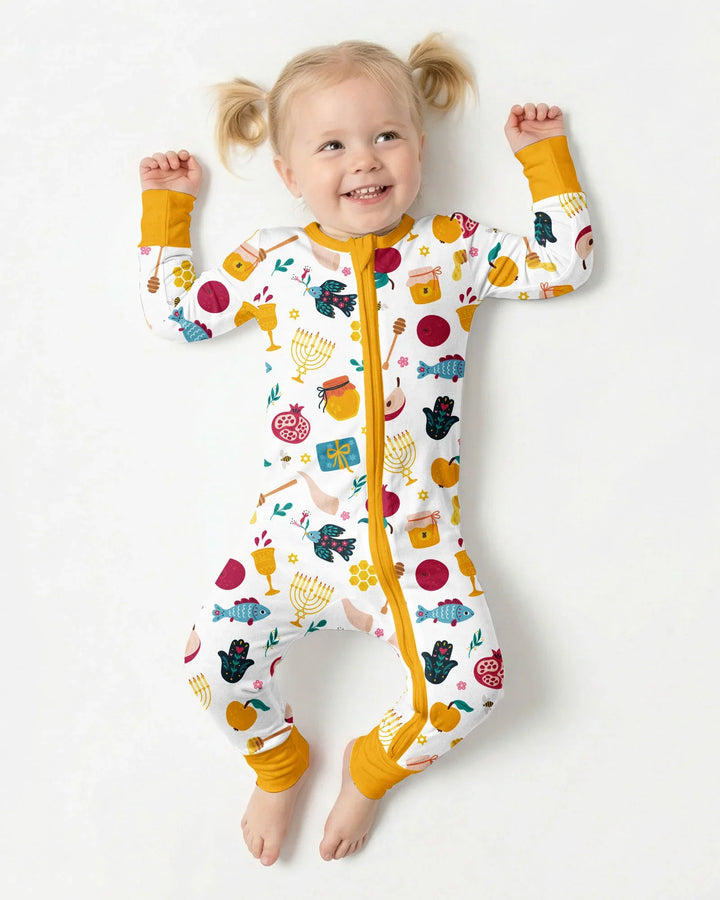 Gerippte Babykleidung mit individuellem Foto - Weich &amp; Skizzenhaft