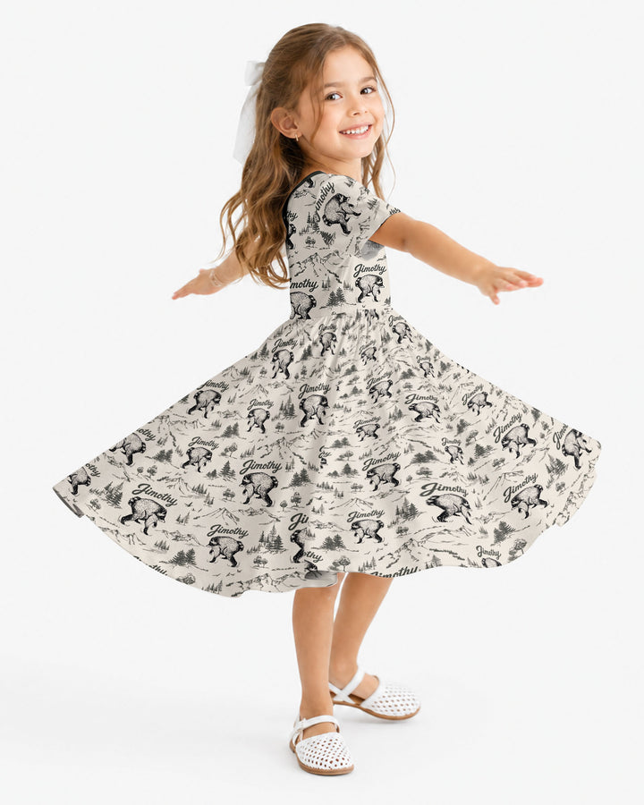 Vorlage Bambus Twirl Kleid