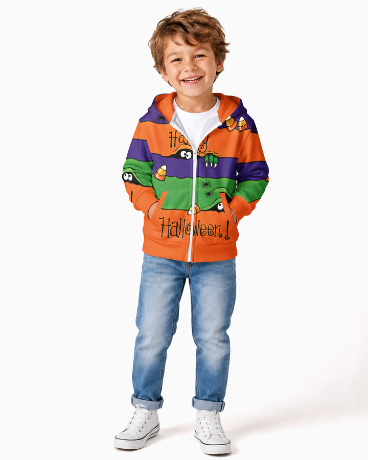 Happy Halloween Bamboo Zip Hoodie