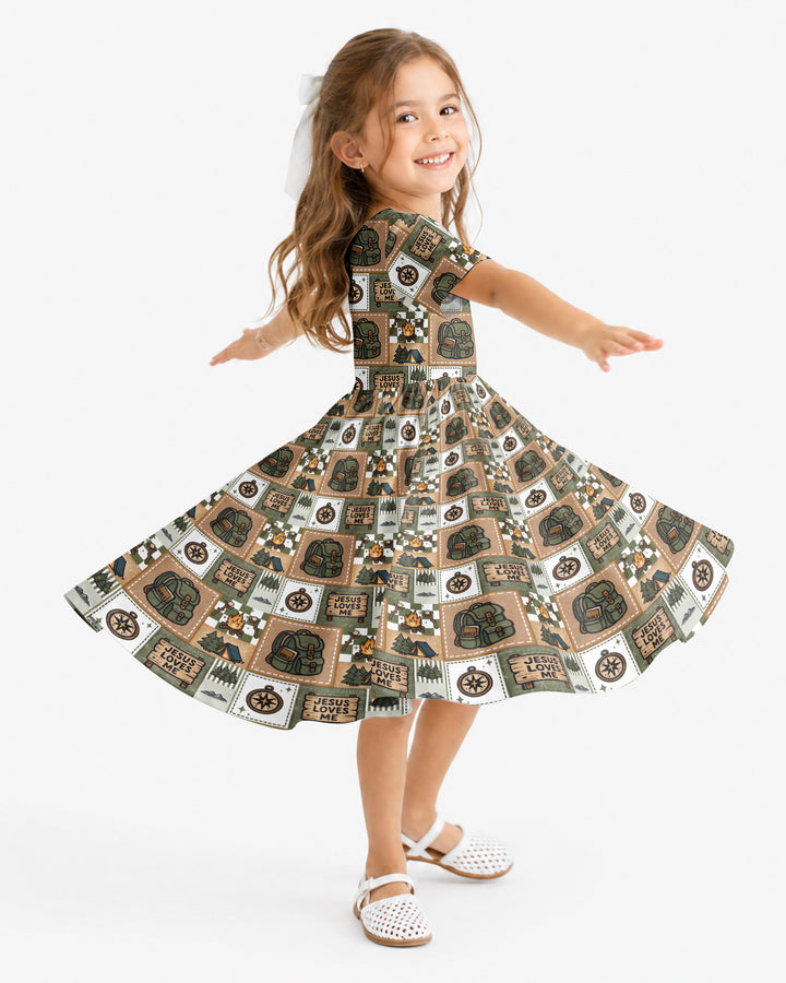 Vorlage Bambus Twirl Kleid