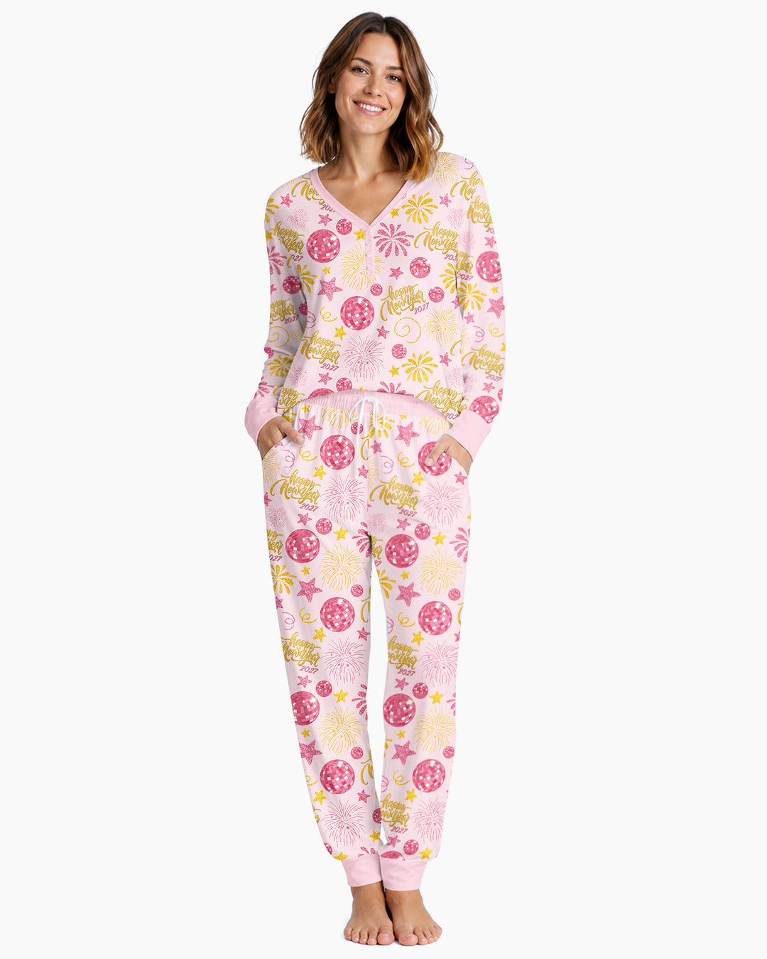 New Year's Eve Celebration 2027  Bamboo Women Pajama Set