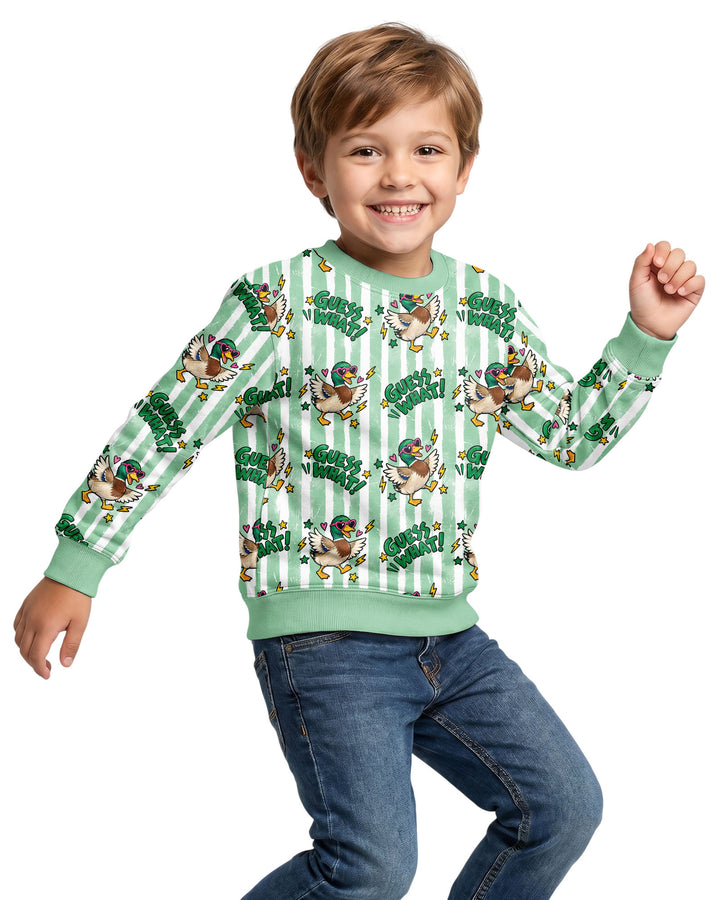 Guess What Mallard Butt Bamboo Crewneck Sweatshirt
