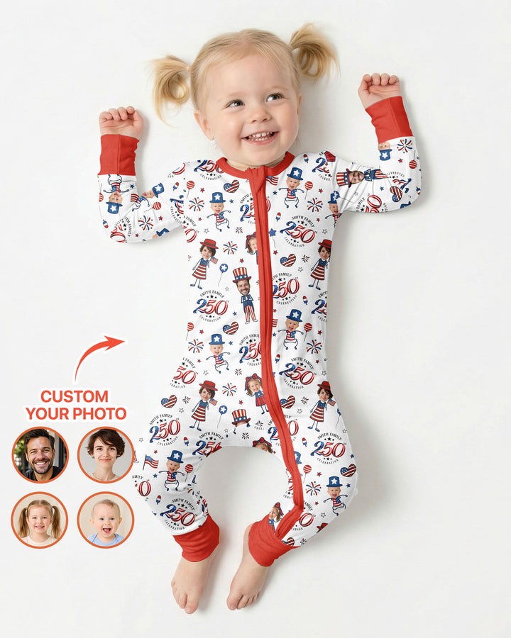 Gerippte Babykleidung mit individuellem Foto - Weich &amp; Skizzenhaft