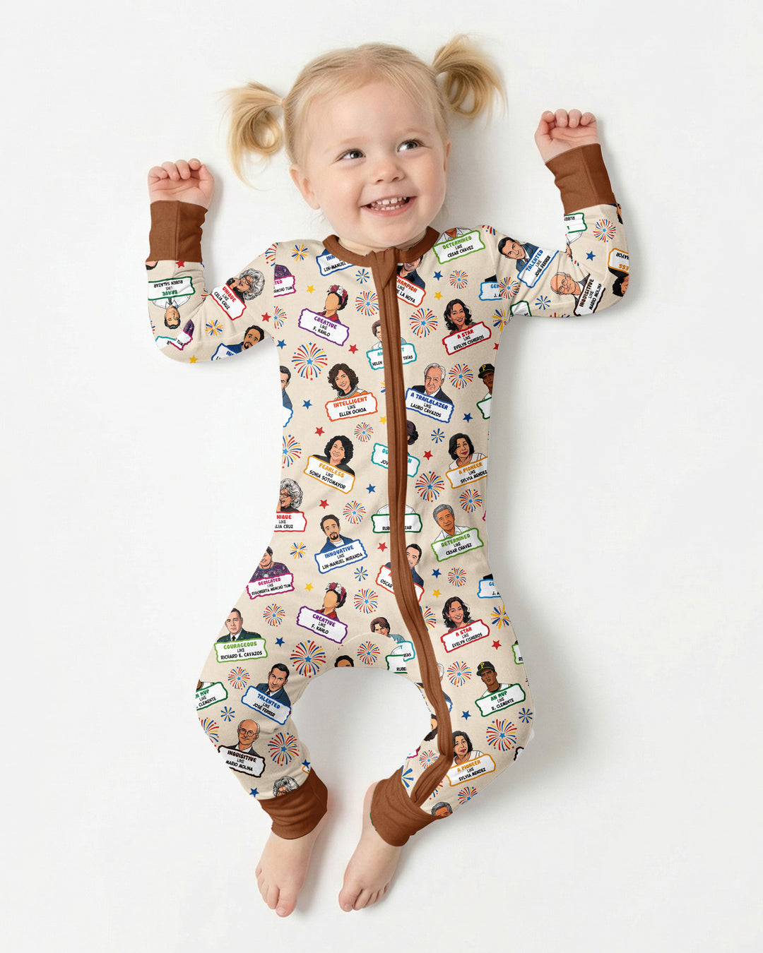 Gerippte Babykleidung mit individuellem Foto - Weich &amp; Skizzenhaft