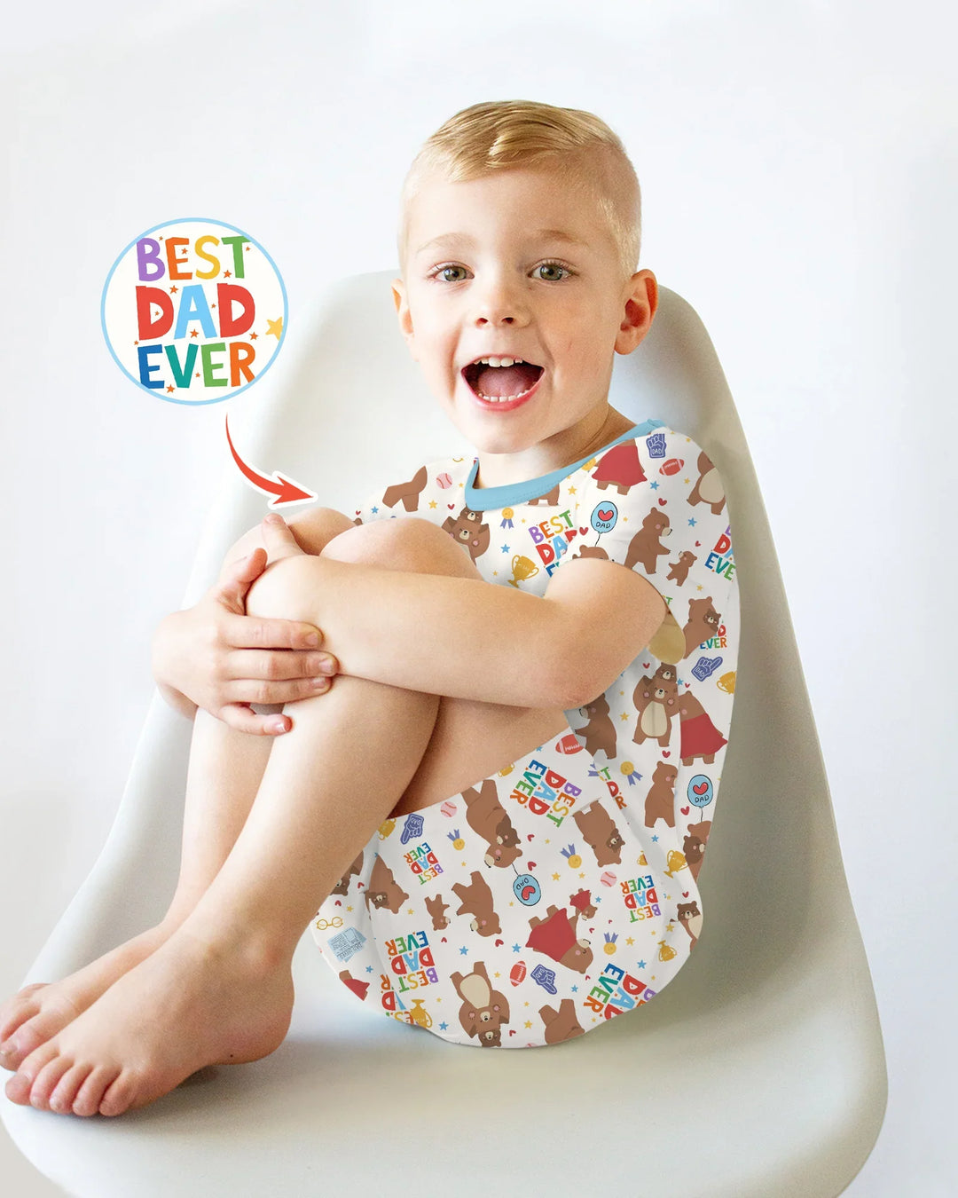 Zweiteiliges Pyjama-Set mit kurzen Ärmeln und Shorts im Sommer-Design