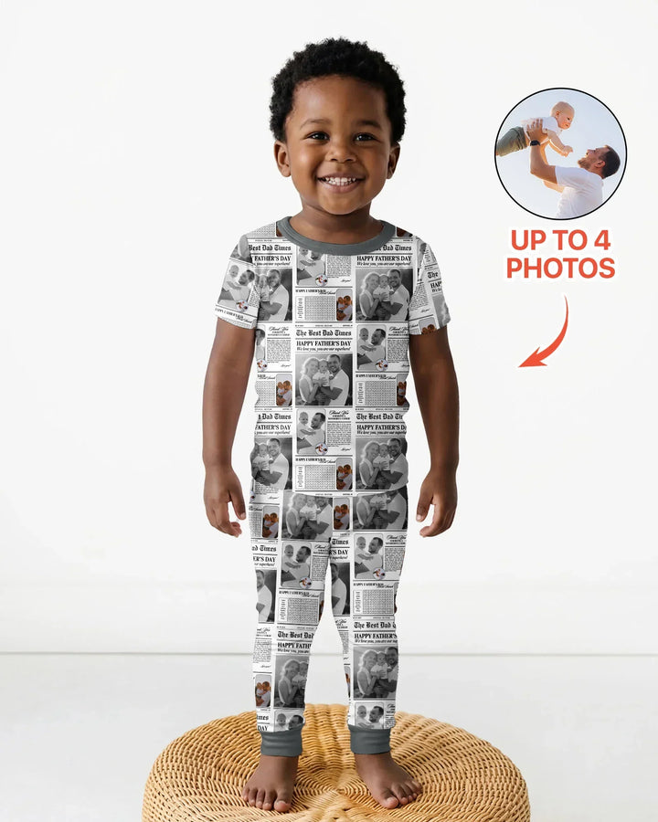 Zweiteiliges, kurzärmliges Pyjama-Set mit Marienkäfern