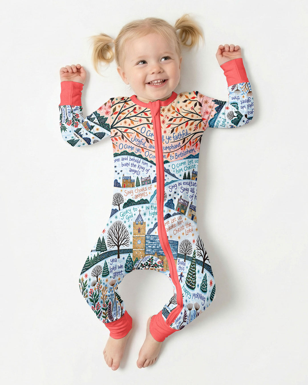 Oh Come Let Us Adore Him Bamboo Convertible Zippy