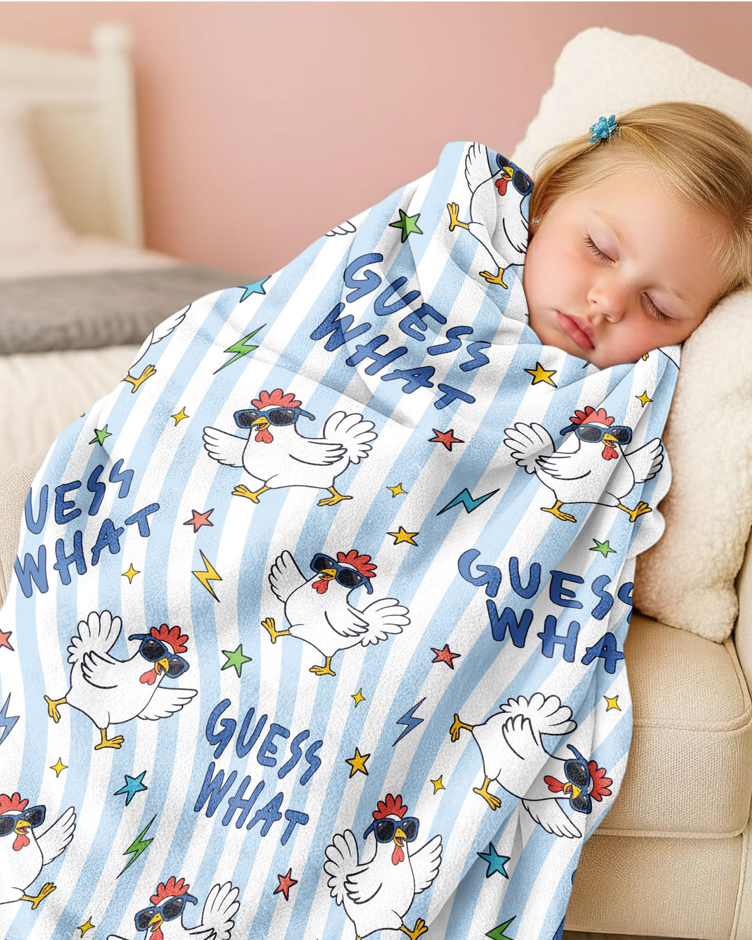 Guess What? Chicken Butt! Bamboo Blanket