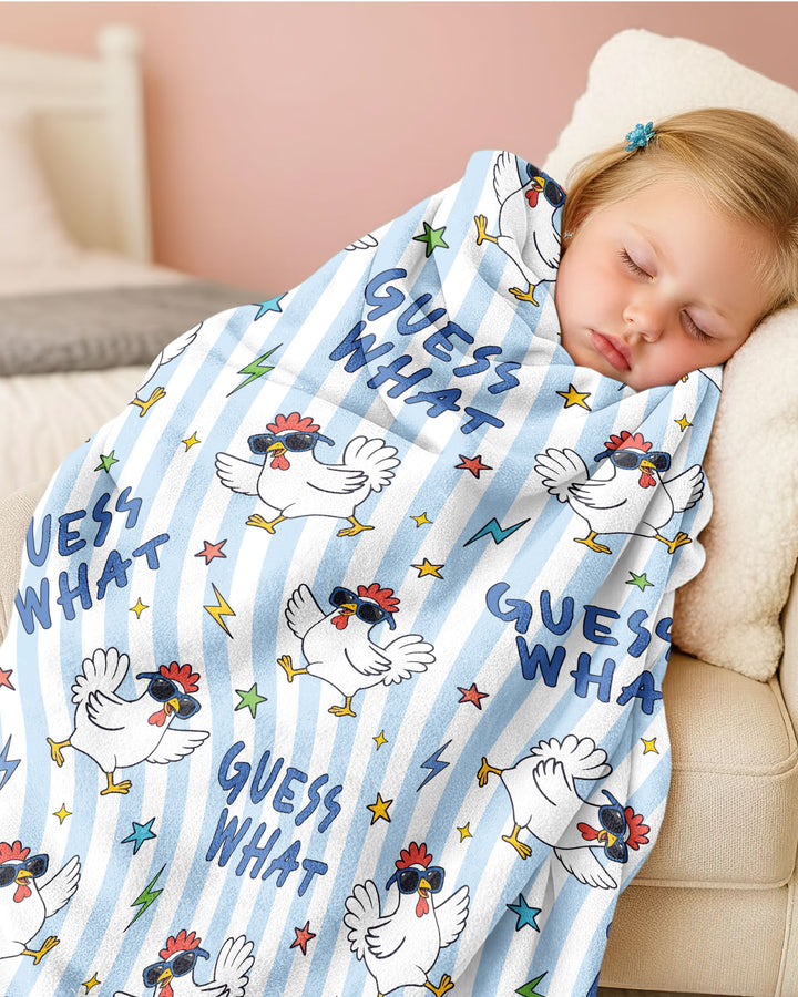 Guess What? Chicken Butt! Bamboo Blanket