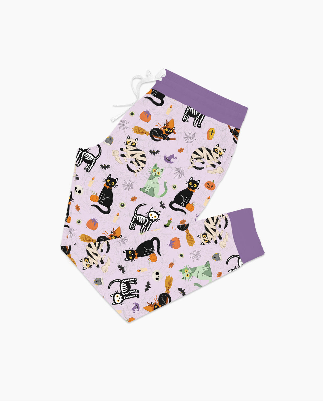 Spooky Cat Squad Bamboo Women Pajama Set