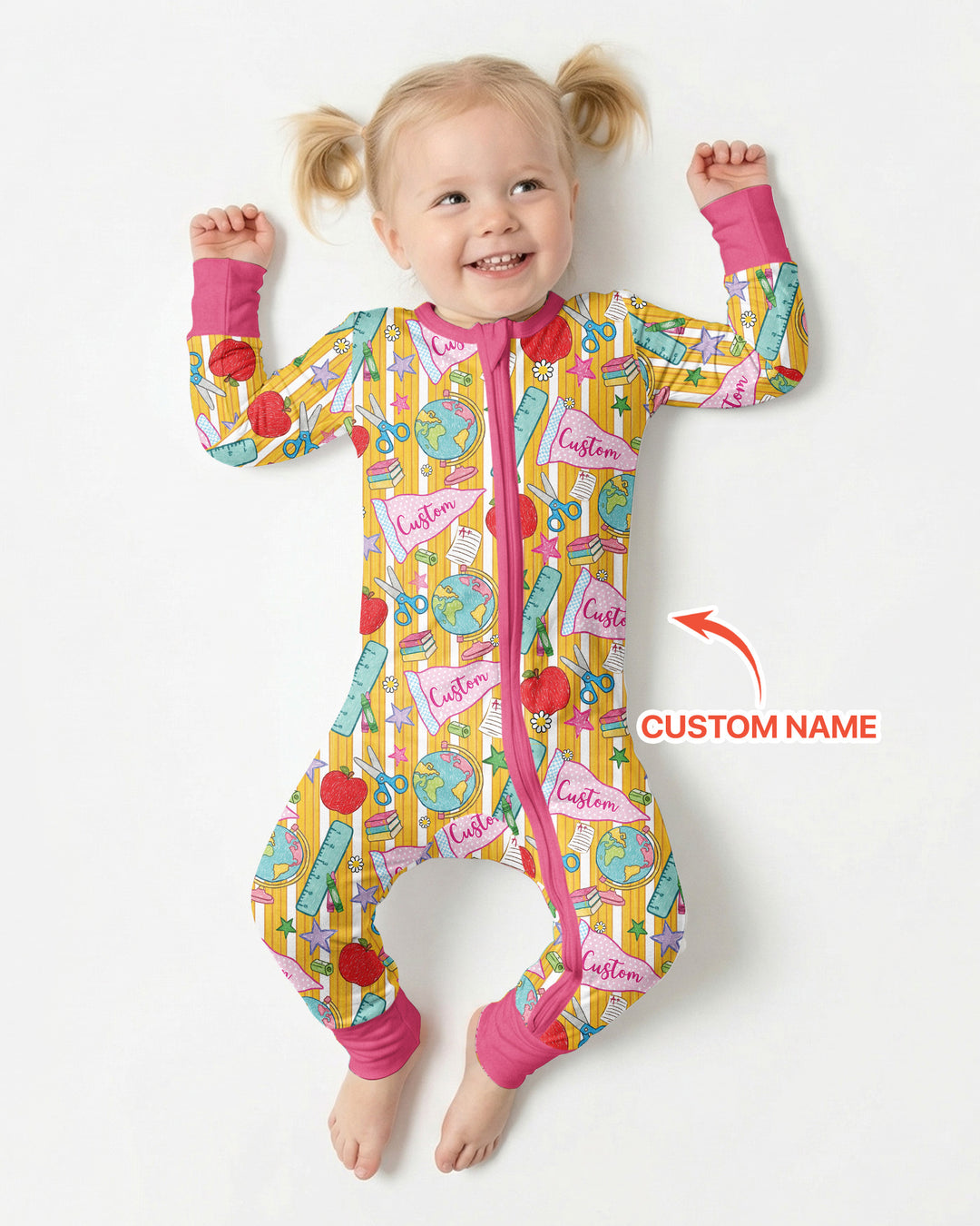 Gerippte Babykleidung mit individuellem Foto - Weich &amp; Skizzenhaft