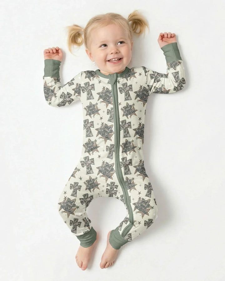 Gerippte Babykleidung mit individuellem Foto - Weich &amp; Skizzenhaft