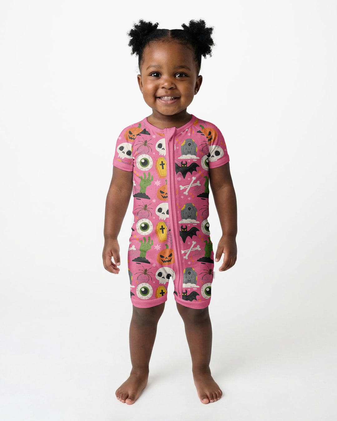 Little Monsters Bamboo Shorty Zippy For Halloween