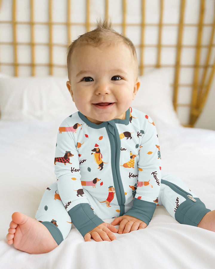 Autumn Dachshund Kids Bamboo Convertible Zippy