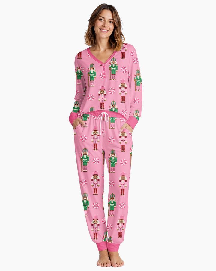 Pink Nutcracker Dreams Bamboo Women Pajama Set
