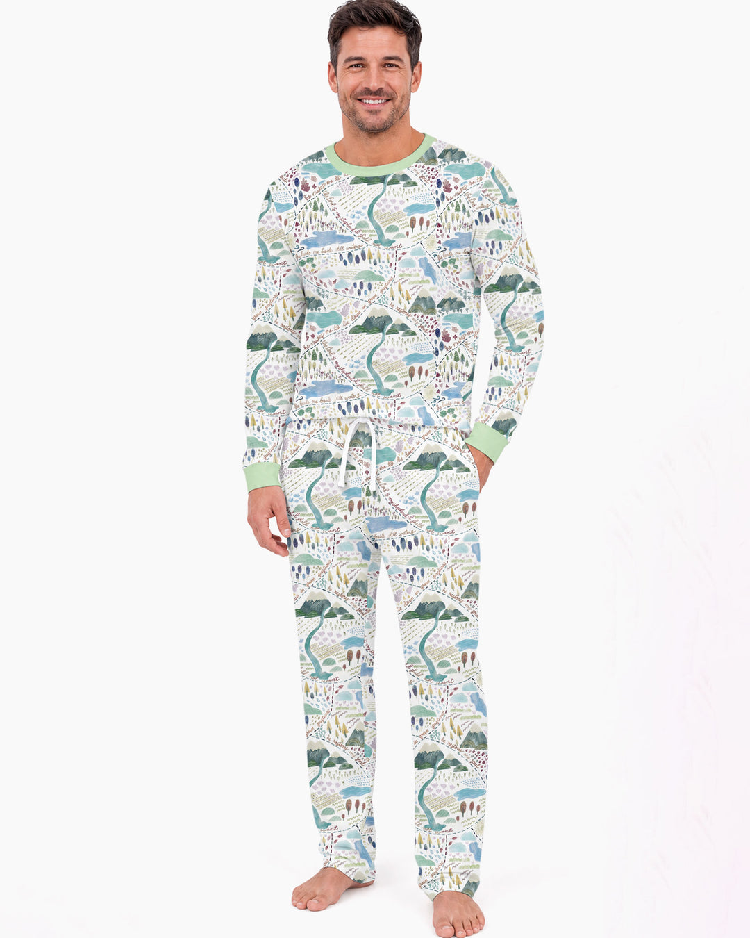 Vorlage Herren-Pyjama-Set
