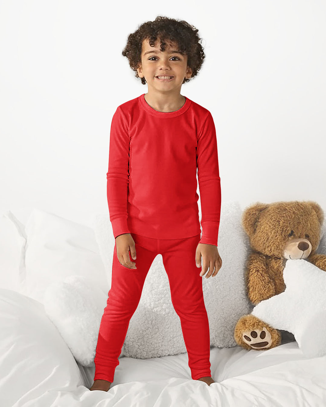 Crimson Bamboo Two Piece Pajama Set