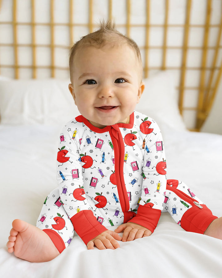 Gerippte Babykleidung mit individuellem Foto - Weich &amp; Skizzenhaft