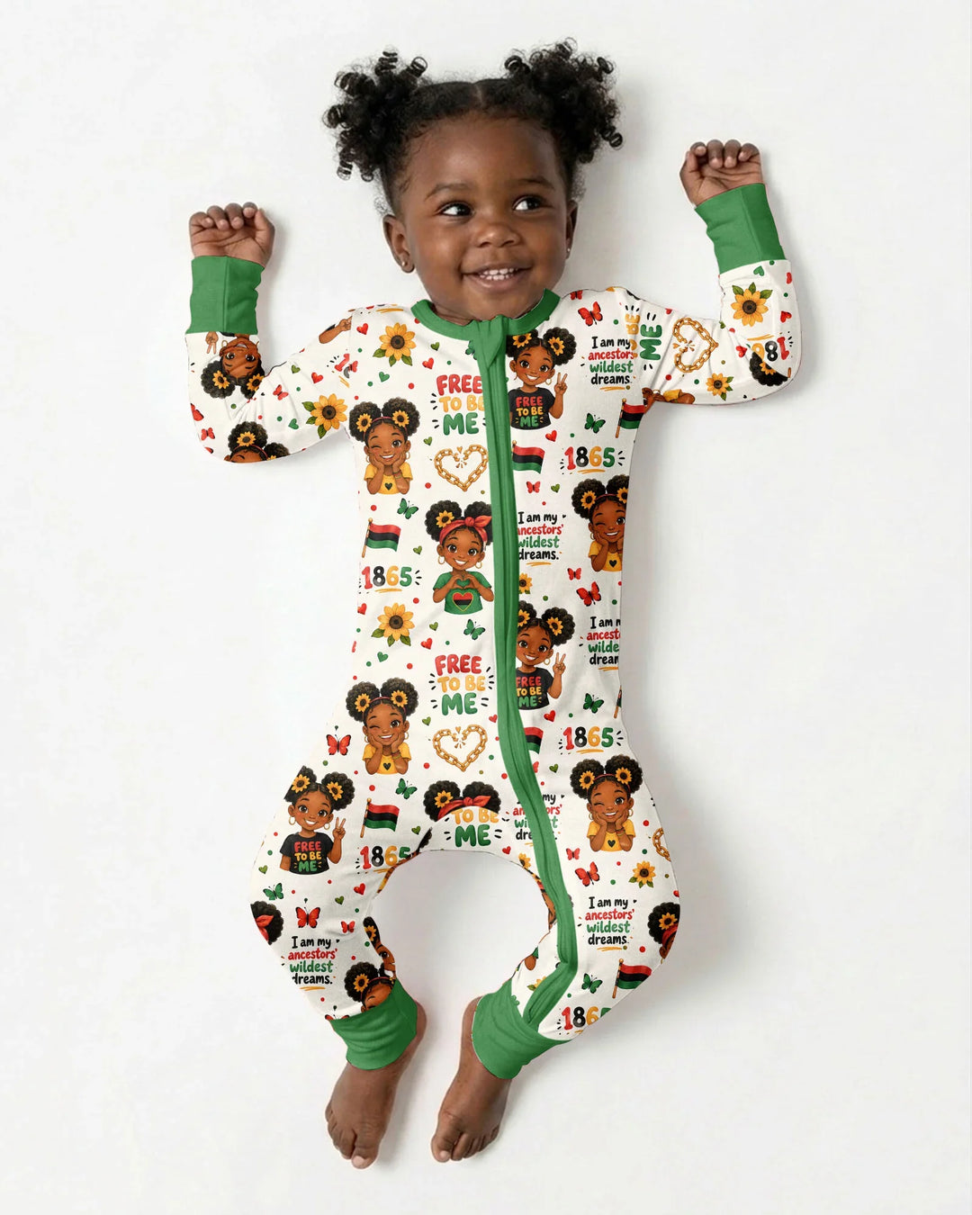 Juneteenth I am My Ancestors' Wildest Dream Bamboo Convertible Zippy