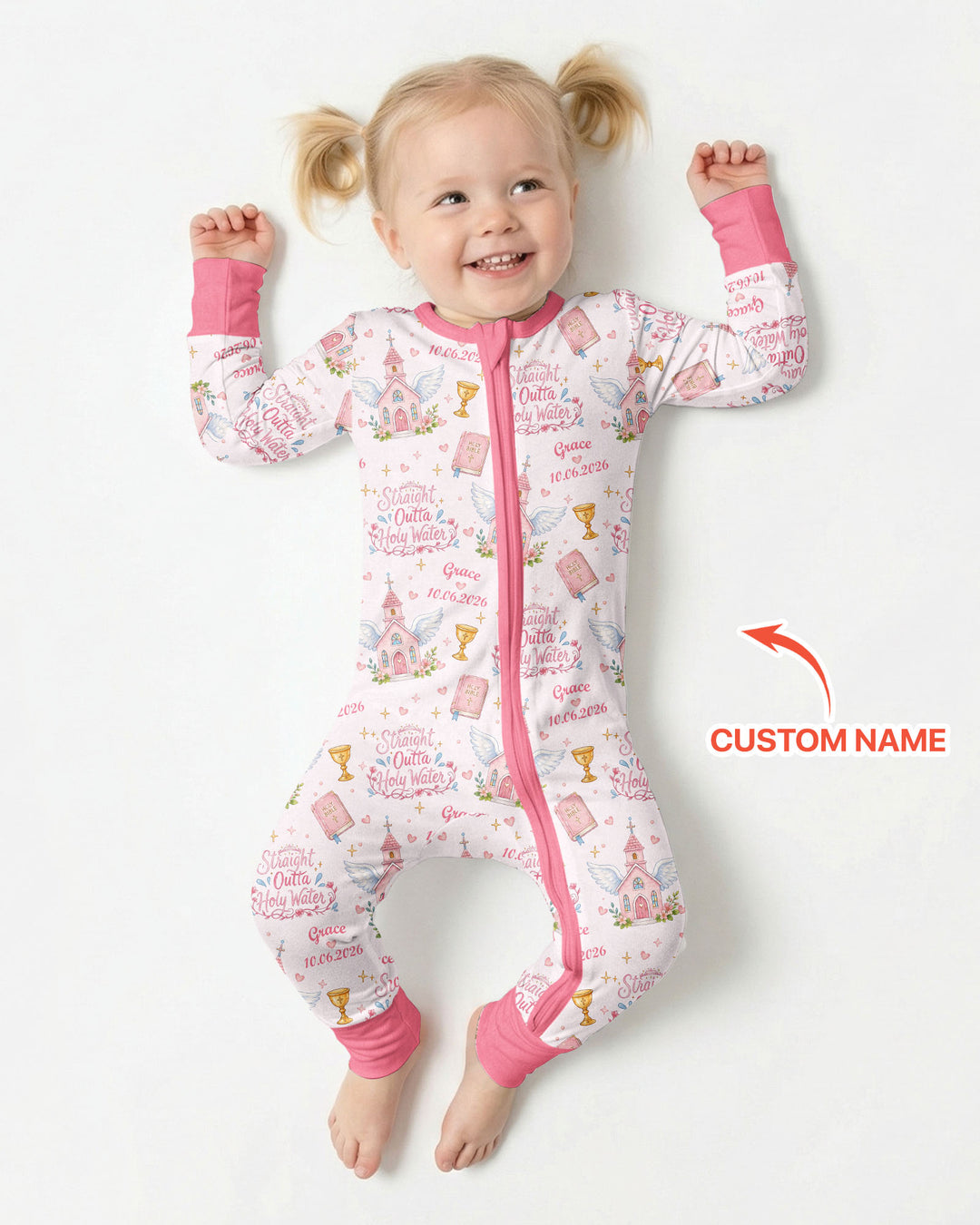 Gerippte Babykleidung mit individuellem Foto - Weich &amp; Skizzenhaft