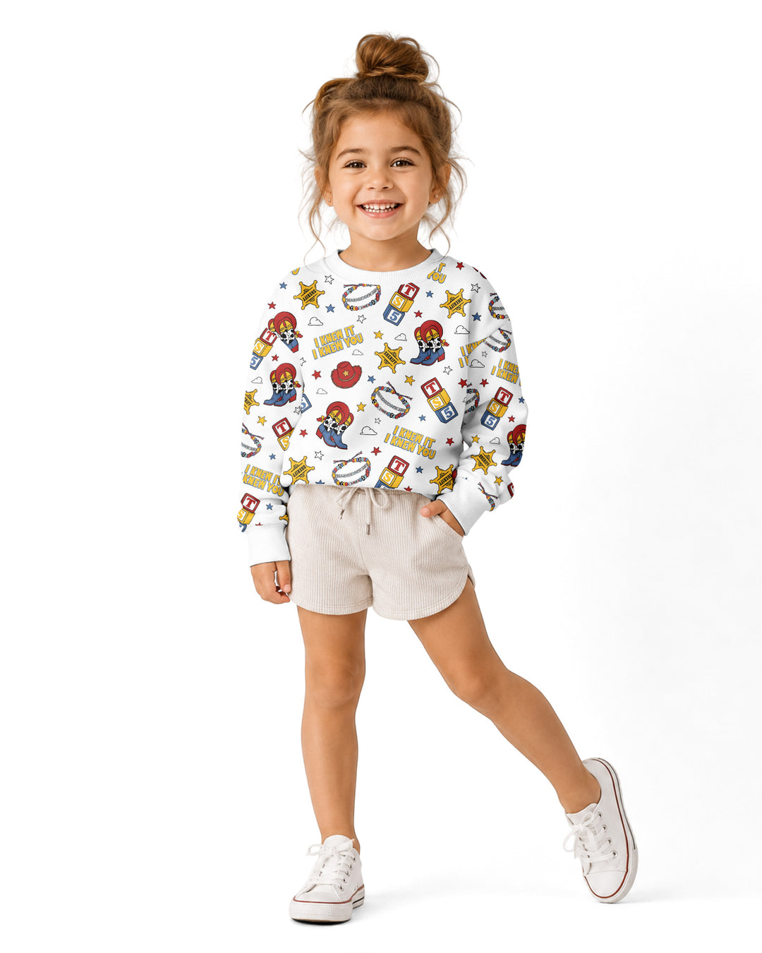 Little Cowgirl Bamboo Crewneck Sweatshirt