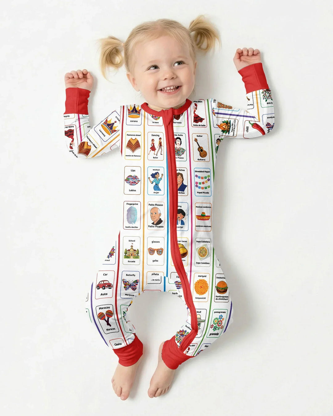 Gerippte Babykleidung mit individuellem Foto - Weich &amp; Skizzenhaft