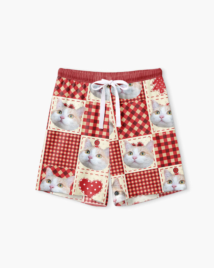 Christmas Ugly Pet Bamboo Women Short Sleeve Short Pajama Set