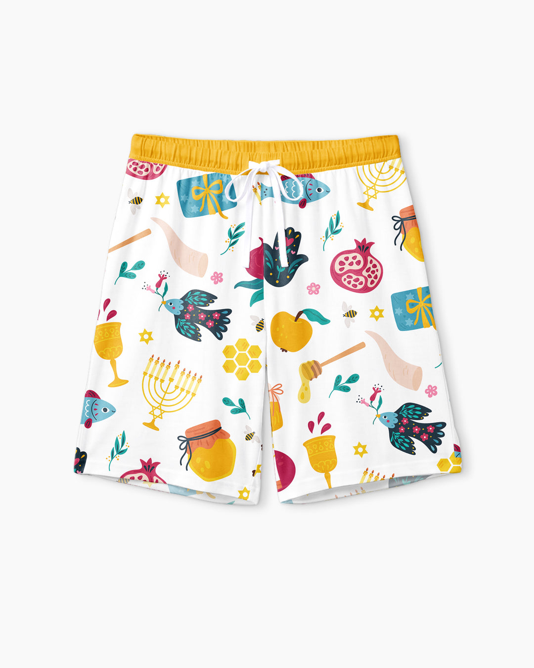 Shanah Tovah Party Men Short Sleeve Short Pajama Set