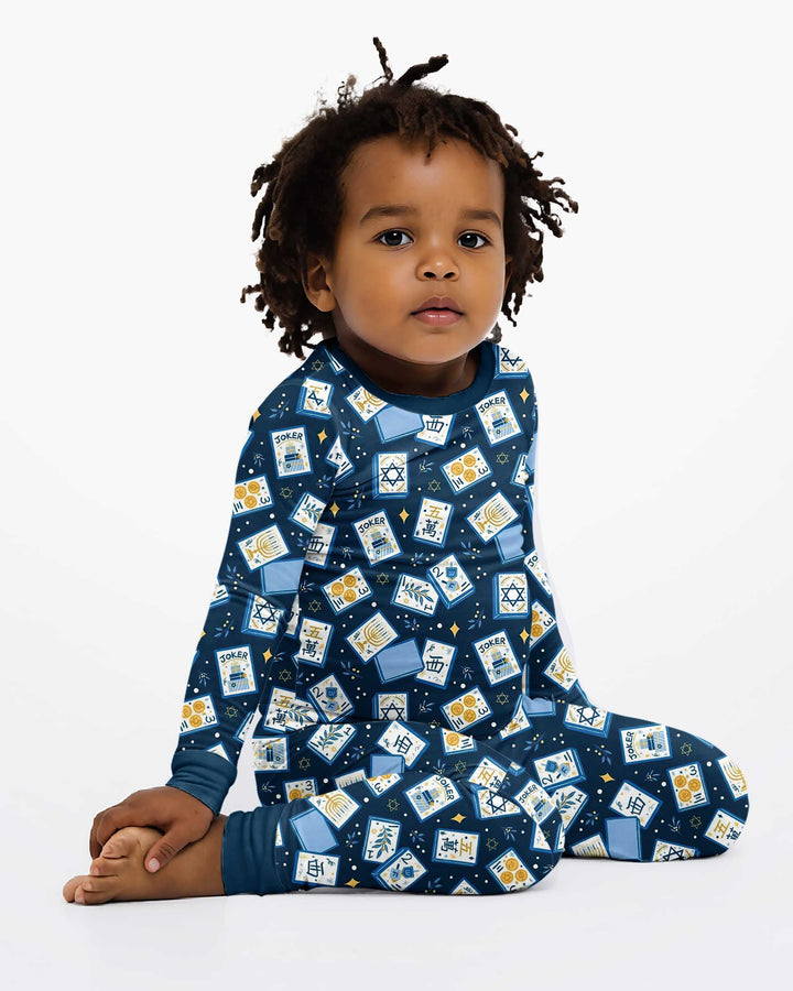 Love And Lights Bamboo Two Piece Long Sleeve Pajama Set