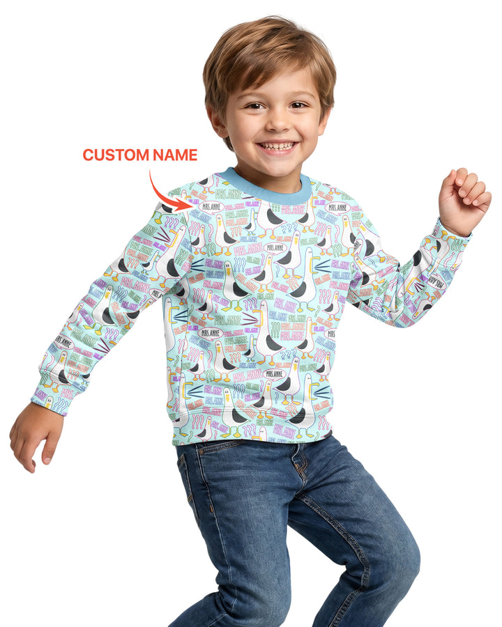 Custom Template Bambus-Rundhals-Sweatshirt