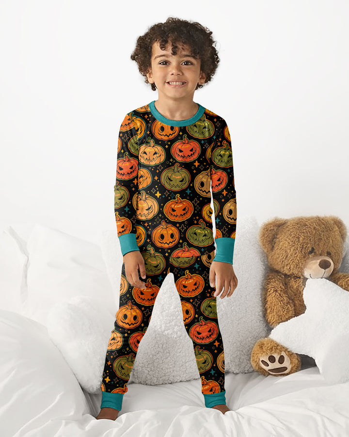 Jack O’ Lantern Nights Bamboo Two Piece Long Sleeve Pajama Set