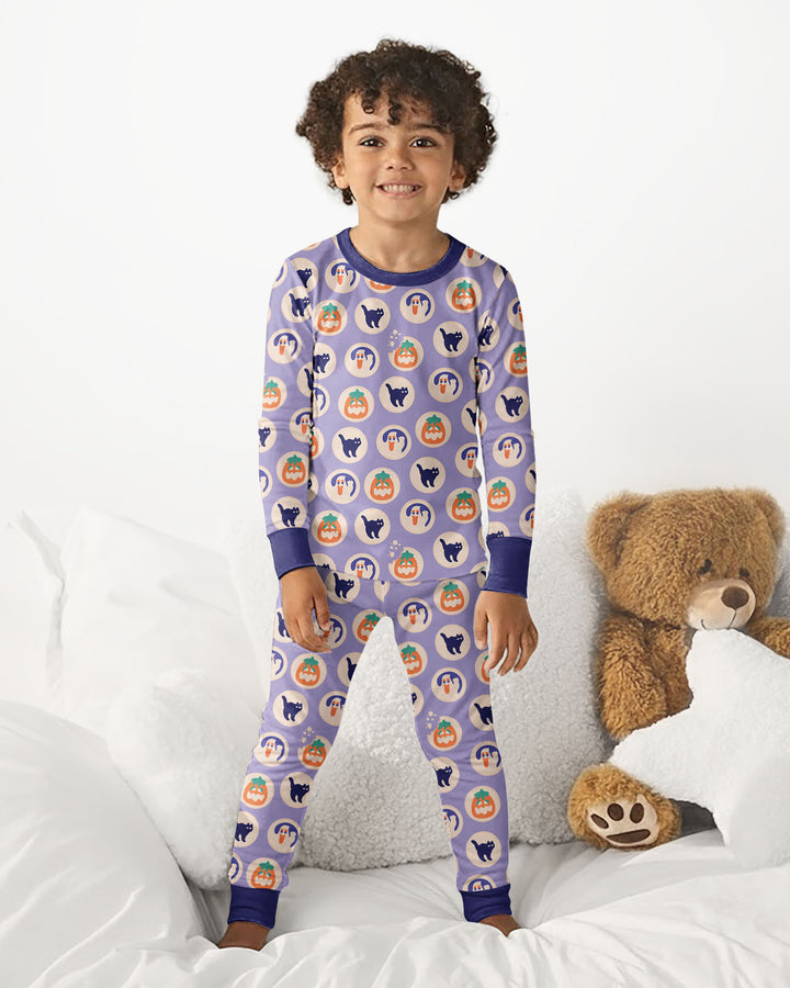 Boo Crew Bamboo Two Piece Long Sleeve Pajama Set