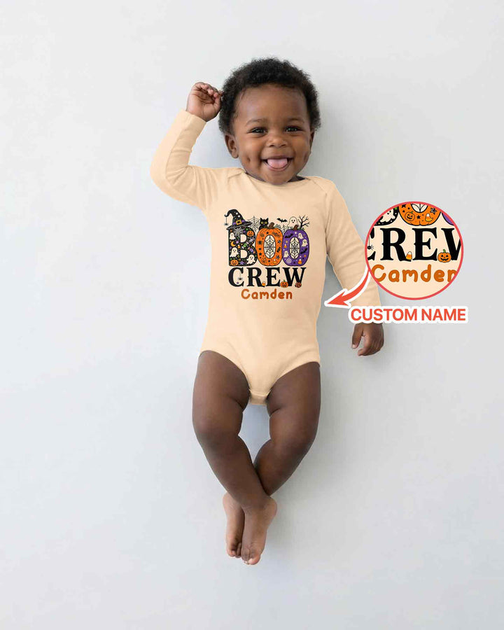 Personalized Boo Crew Bamboo Bodysuit
