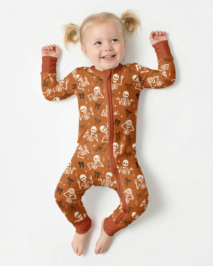 Funny Skeleton Bamboo Convertible Zippy