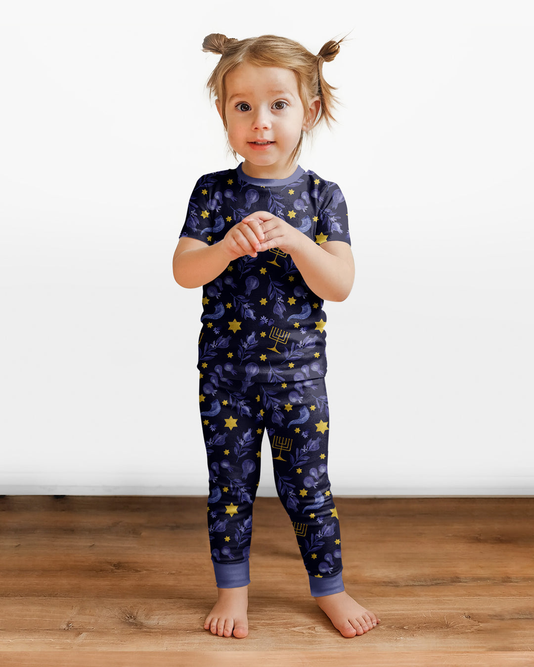 Zweiteiliges, kurzärmliges Pyjama-Set mit Marienkäfern