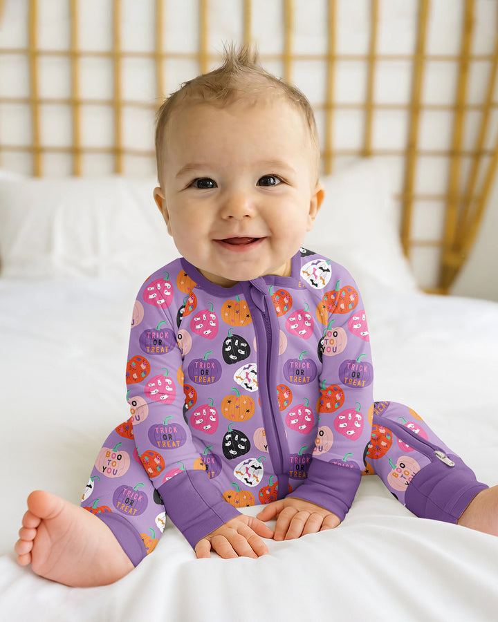 Boo Pumpkin Season Bamboo Convertible Zippy