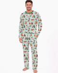Christmas Pups & Holiday Adventures Bamboo Men's Pajama Set