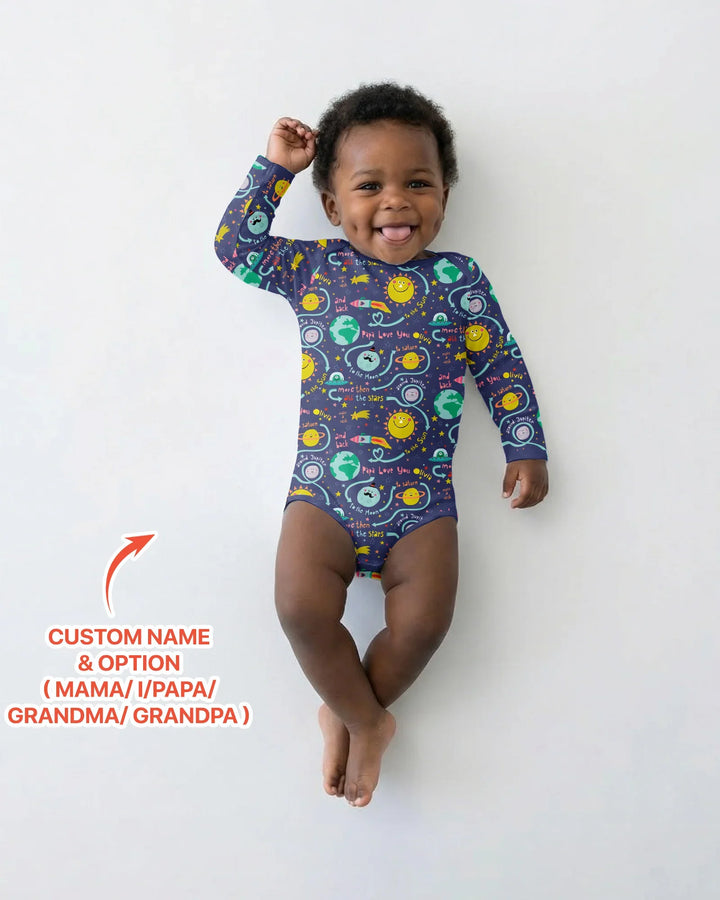 Love to the Moon and Back  Bamboo Bodysuit