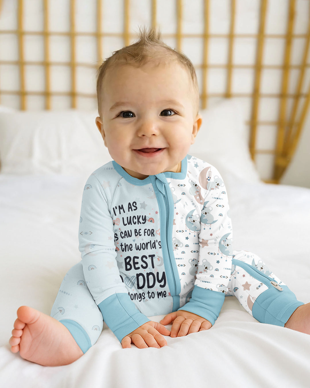 The World's Best Daddy Belongs To Me Bamboo Convertible Zippy