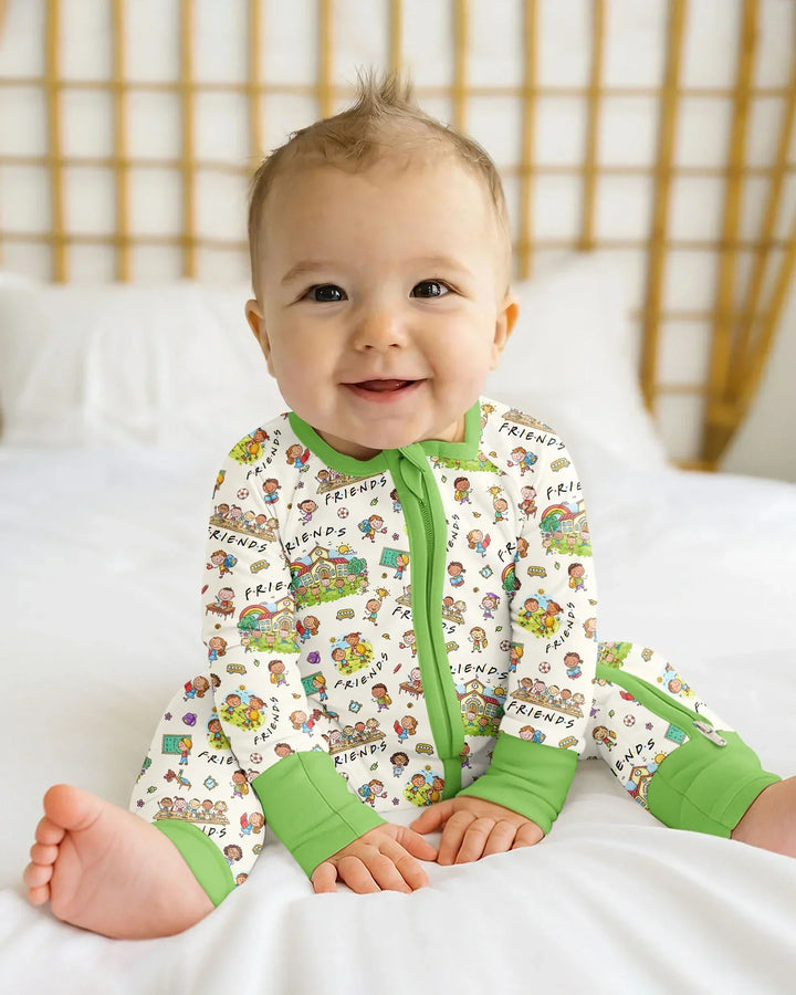 Gerippte Babykleidung mit individuellem Foto - Weich &amp; Skizzenhaft