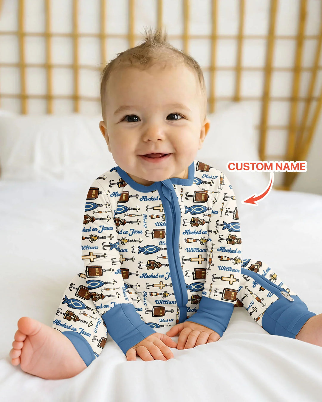 Hooked On Jesus Bamboo Convertible Zippy