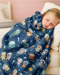 Animal Astronauts Bamboo Blanket