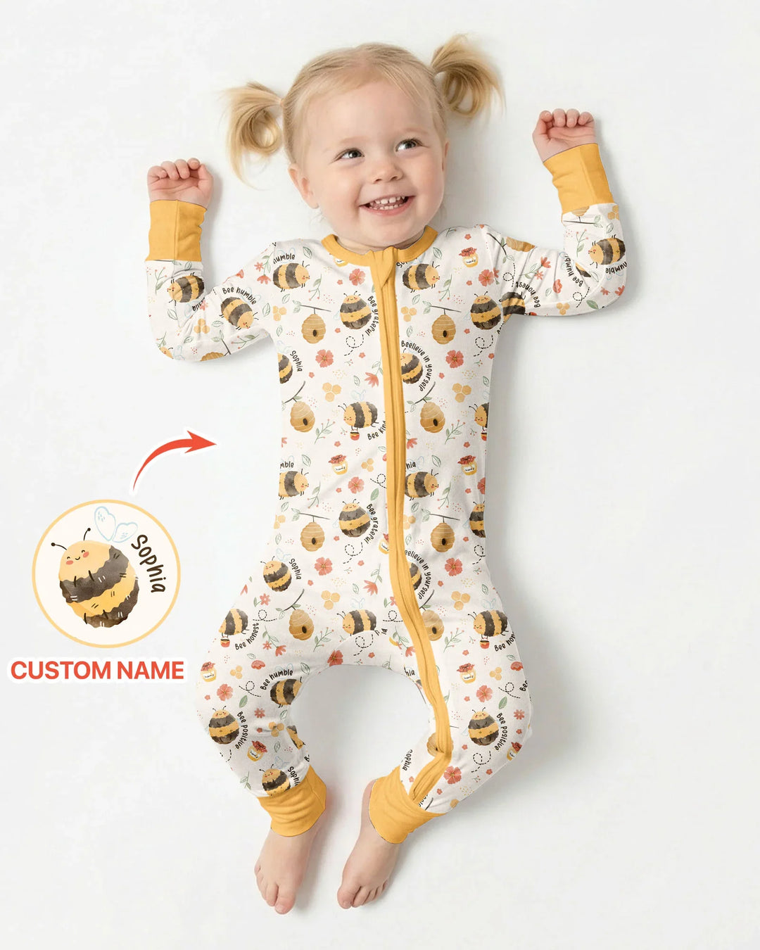 Gerippte Babykleidung mit individuellem Foto - Weich &amp; Skizzenhaft