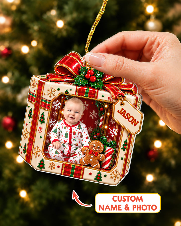 Wrapped With Love Acrylic Ornament