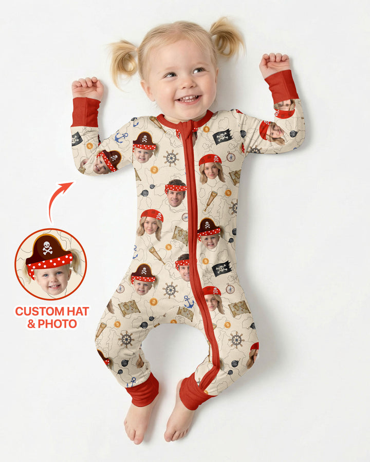Gerippte Babykleidung mit individuellem Foto - Weich &amp; Skizzenhaft