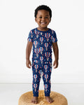 Zweiteiliges, kurzärmliges Pyjama-Set mit Marienkäfern
