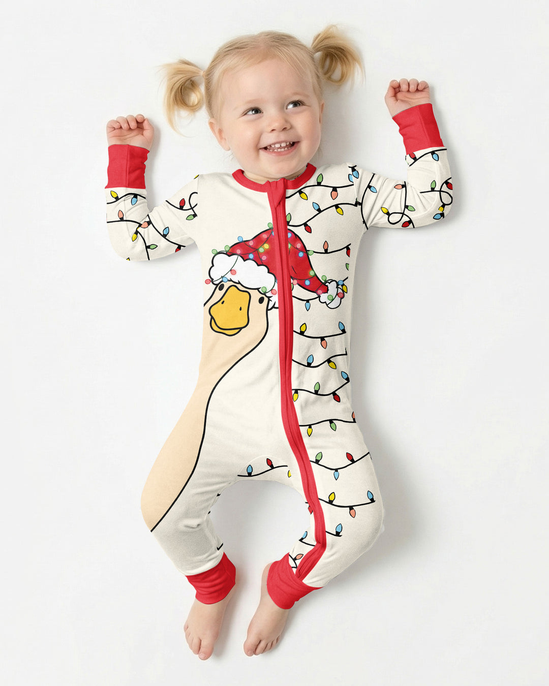 Funny Christmas Goose Bamboo Convertible Zippy