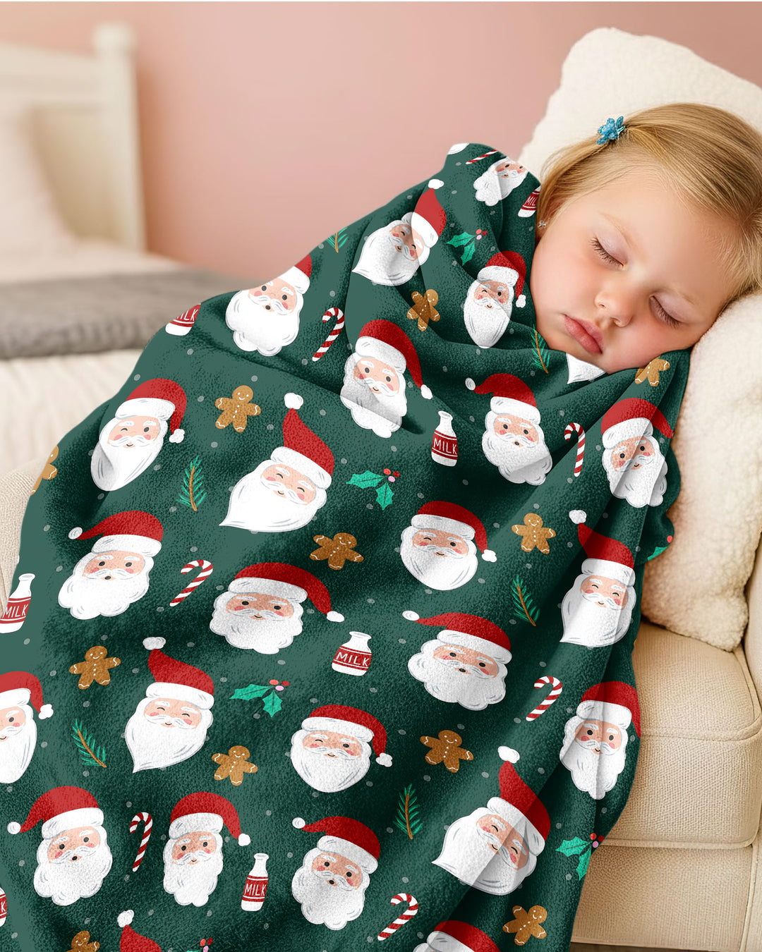Christmas Sweet Santa Bamboo Blanket
